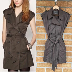All Saints Spitalfields Bevin Trench dress sz 10